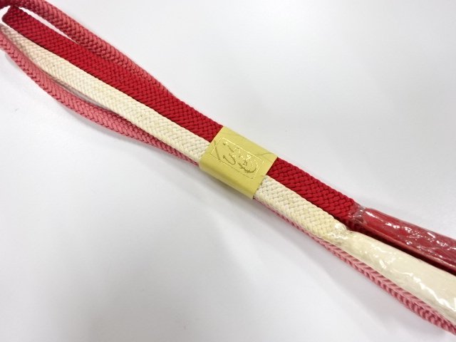 未使用品　正絹　手組帯締め